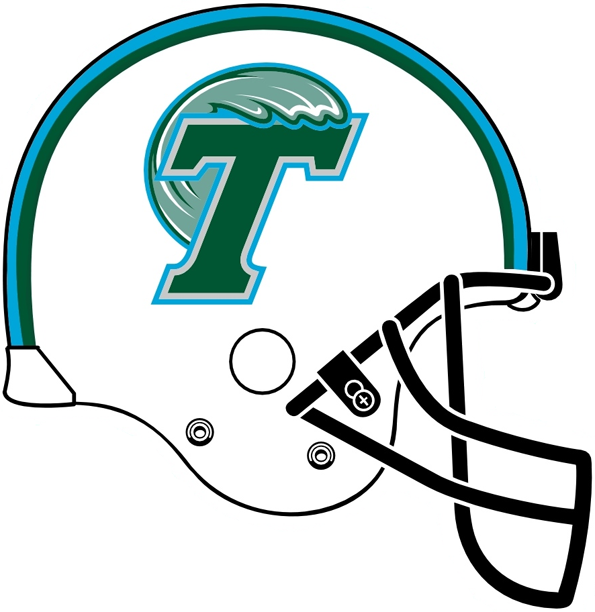 Tulane Green Wave 1998-Pres Helmet Logo v2 iron on transfers for T-shirts